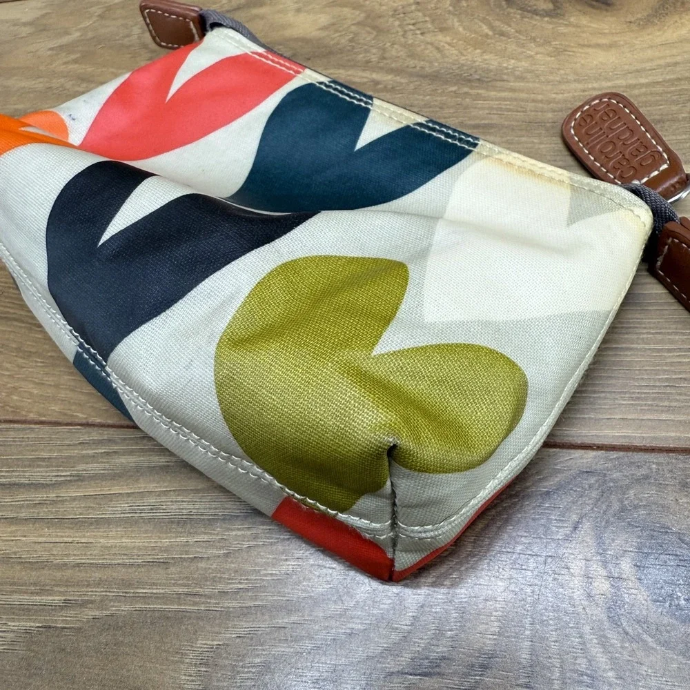 CAROLINE GARDNER Hearts Cosmetic Pouch Zip Makup Purse